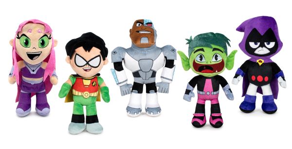 (Mis 3+) TEEN TITANS GO Peluche 27cm 5ass